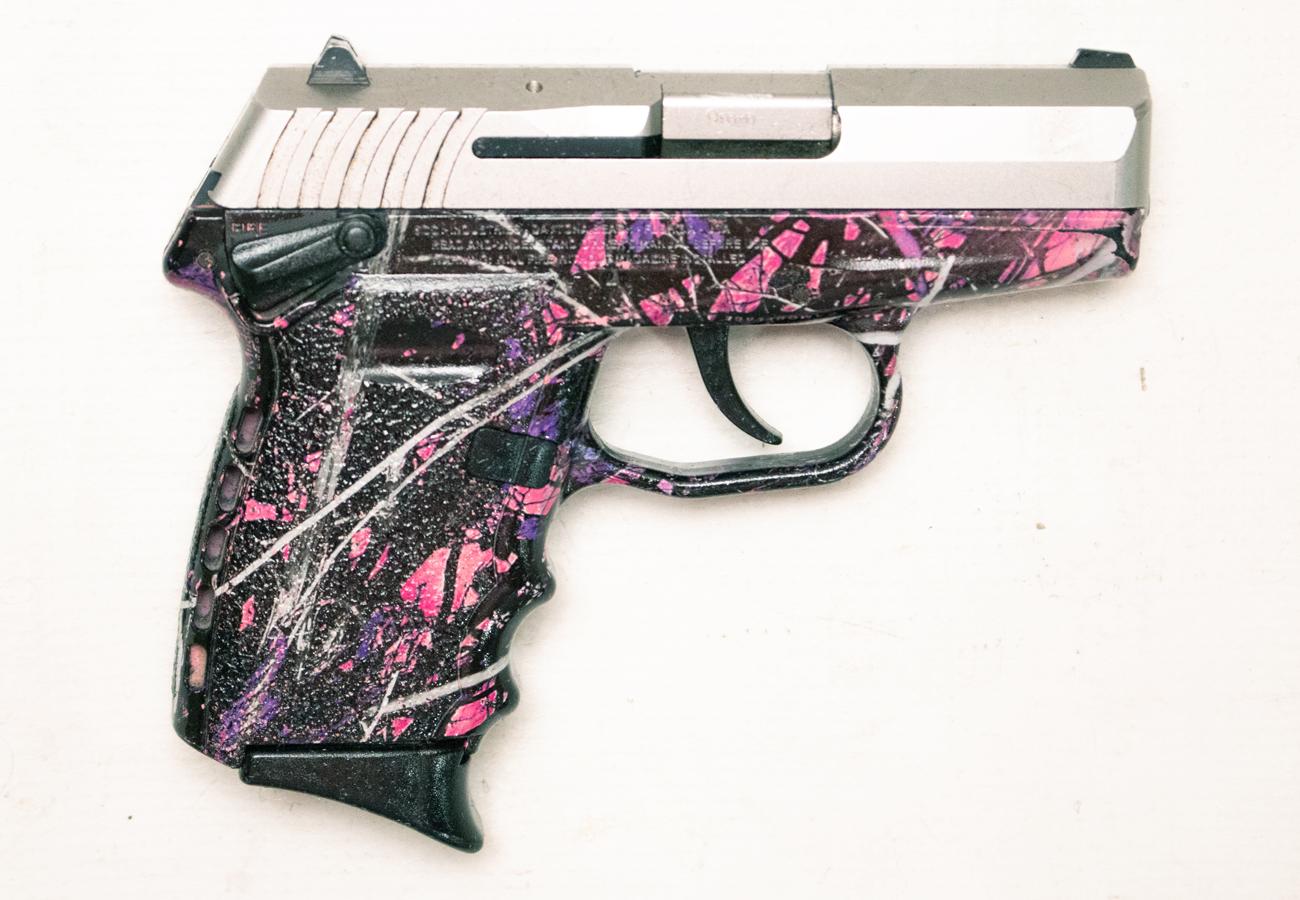 SCCY CPX-1 9mm Police Trade-In Semi-Auto Pistol with Muddy Girl Camo Finish